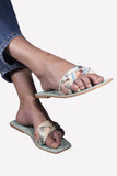 Square Toe Floral's - oobashIndia
