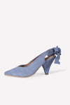 Sling Back Pump Olivia Blue - oobashIndia