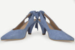 Sling Back Pump Olivia Blue - oobashIndia