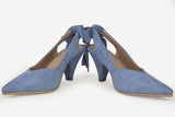 Sling Back Pump Olivia Blue - oobashIndia