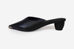 Loafer Metal Mule Debolina Black - oobashIndia