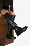 Cookie Black Tall boot - oobashIndia