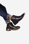 Maya Black Ankle boot - oobashIndia