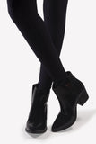 Tempa Black Ankle Boot - oobashIndia