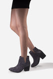 Tempa Glitter Ankle Boot - oobashIndia