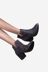 Tempa Glitter Ankle Boot - oobashIndia